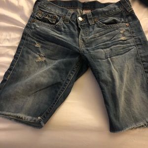 True Religion shorts.